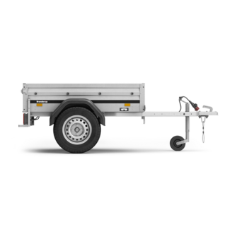 Brenderup Trailer 1150 S - 500 kg. - Med tipfunktion - 2019 model set fra siden